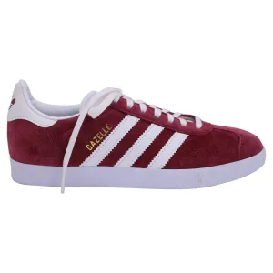 Adidas Gazelle Sneakers in Burgundy Suede