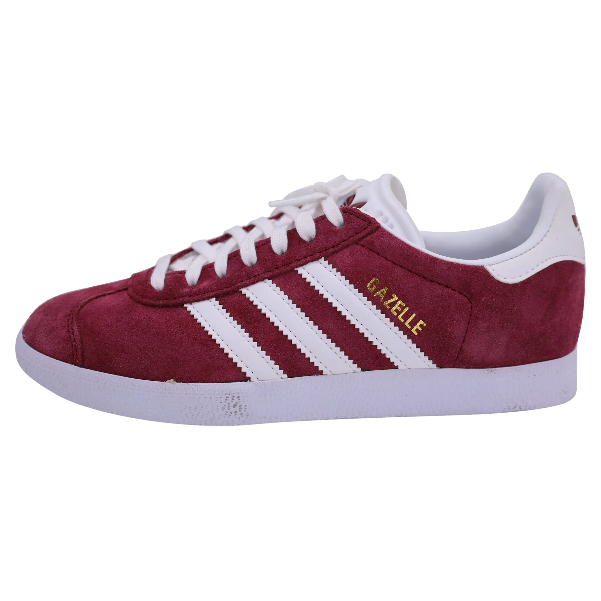 Adidas Gazelle Sneakers in Burgundy Suede