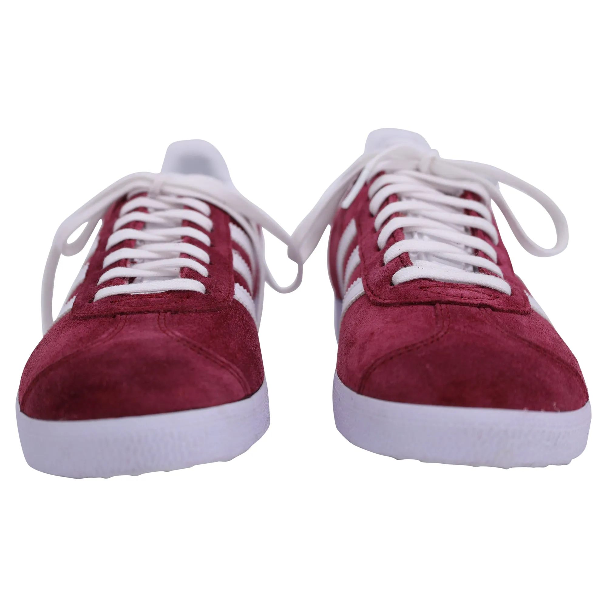 Adidas Gazelle Sneakers in Burgundy Suede