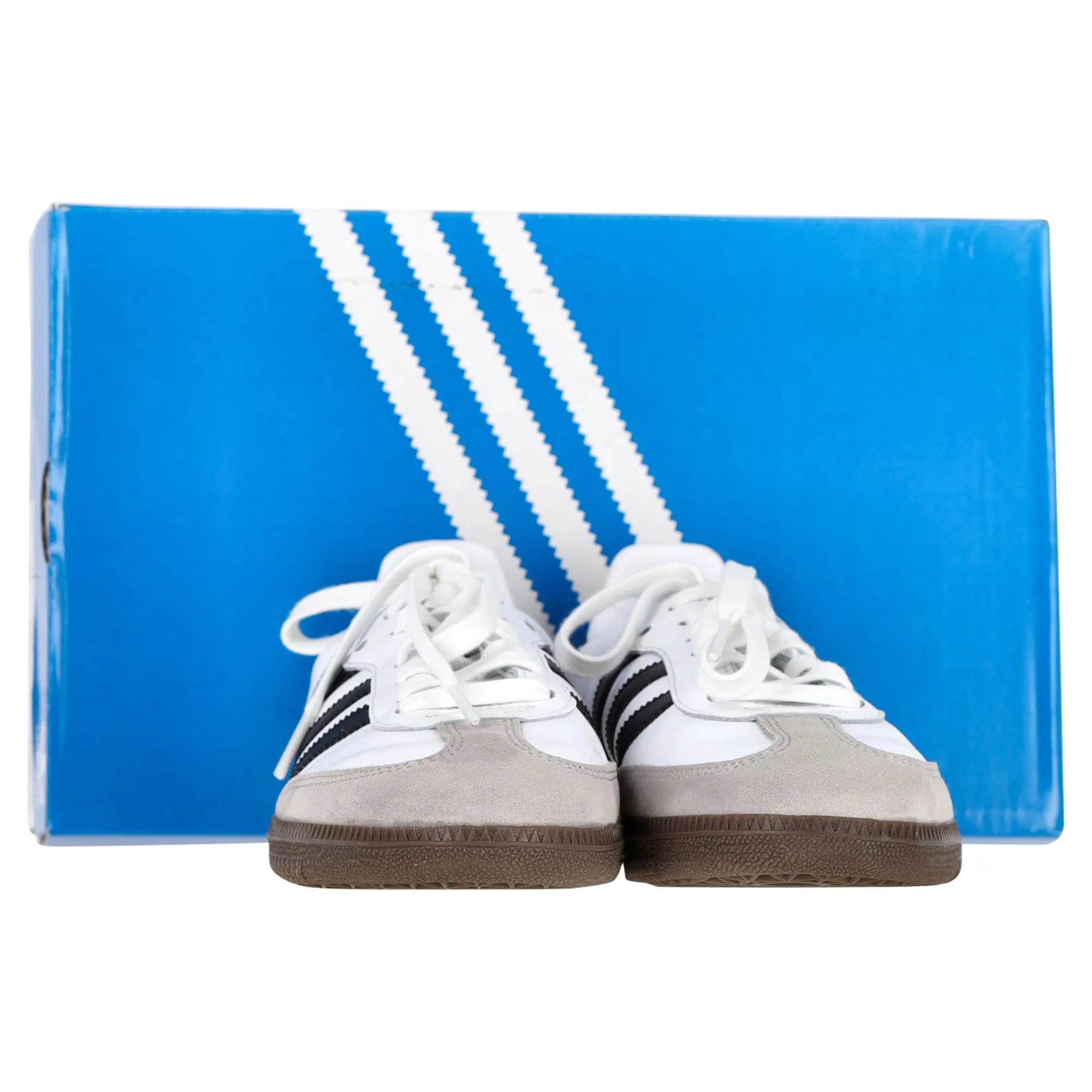 Adidas Samba OG Sneakers in White Leather