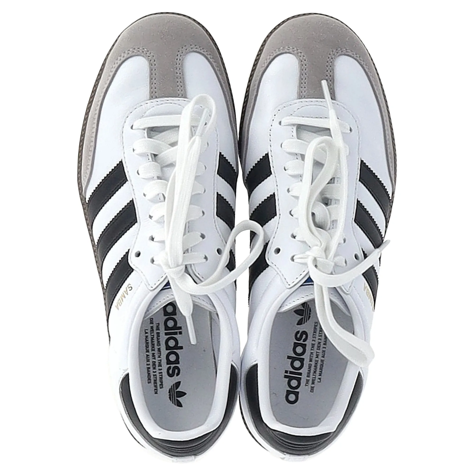 Adidas Samba OG Sneakers in White Leather
