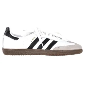 Adidas Samba OG Sneakers in White Leather