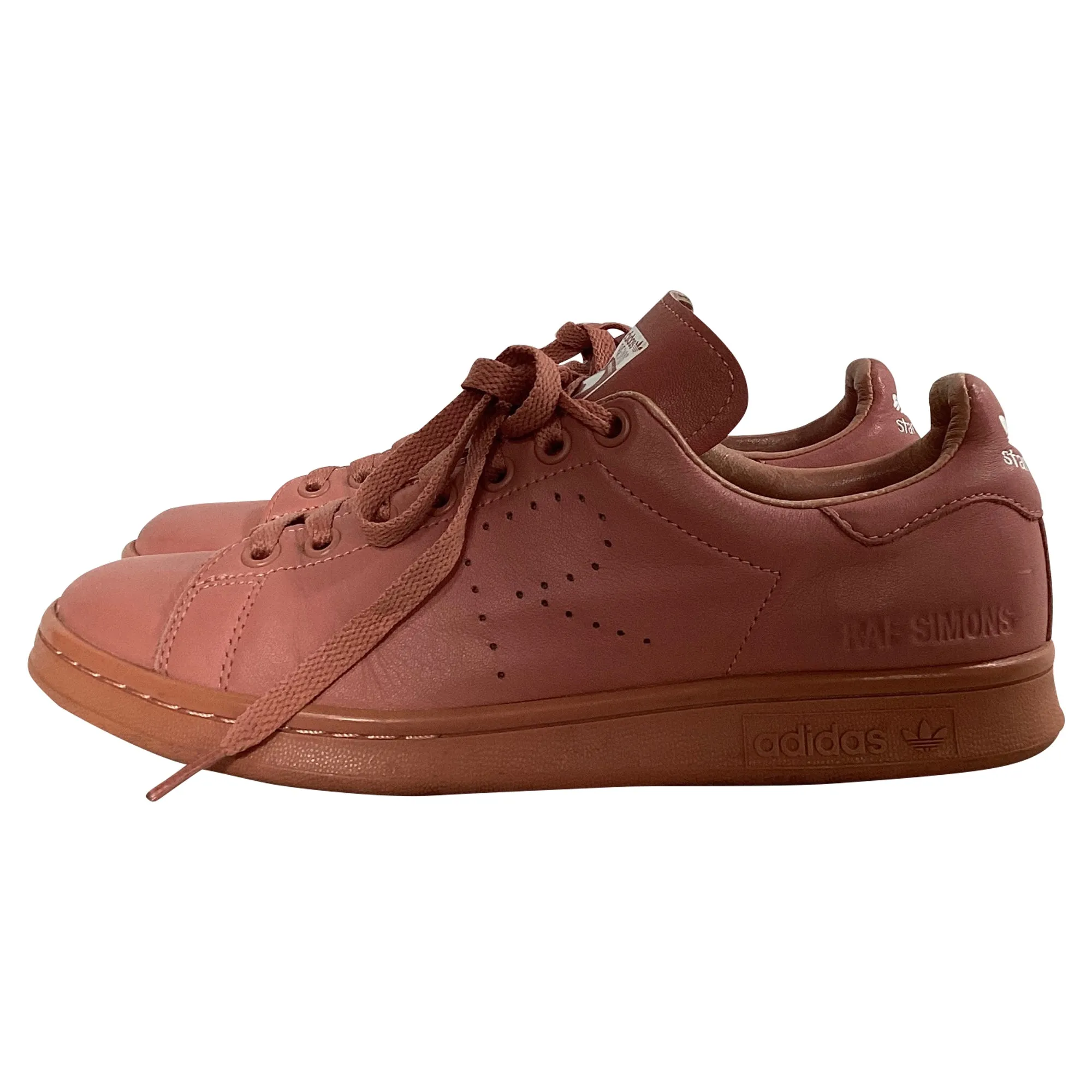 Adidas x Raf Simons Stan Smith Sneakers in Pink Leather