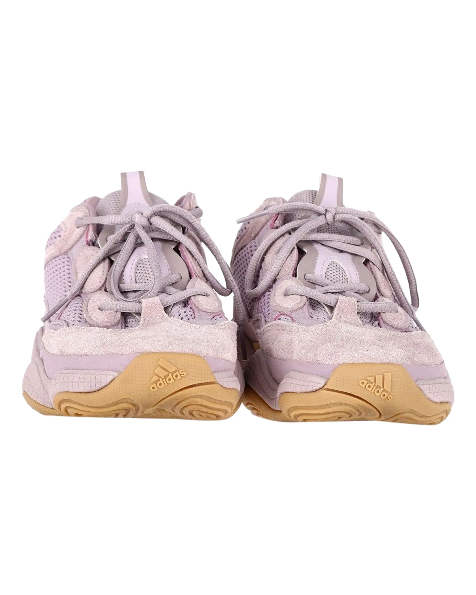Adidas x Yeezy 500 Soft Vision Sneakers in Pastel Purple Suede