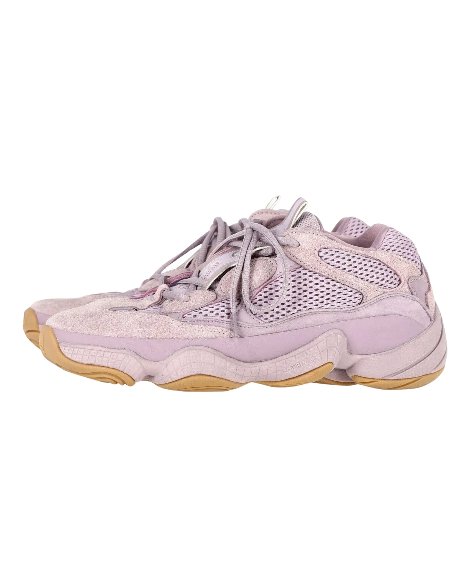 Adidas x Yeezy 500 Soft Vision Sneakers in Pastel Purple Suede