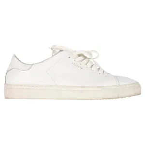 Axel Arigato Clean 90' Low Top Sneakers in White Leather