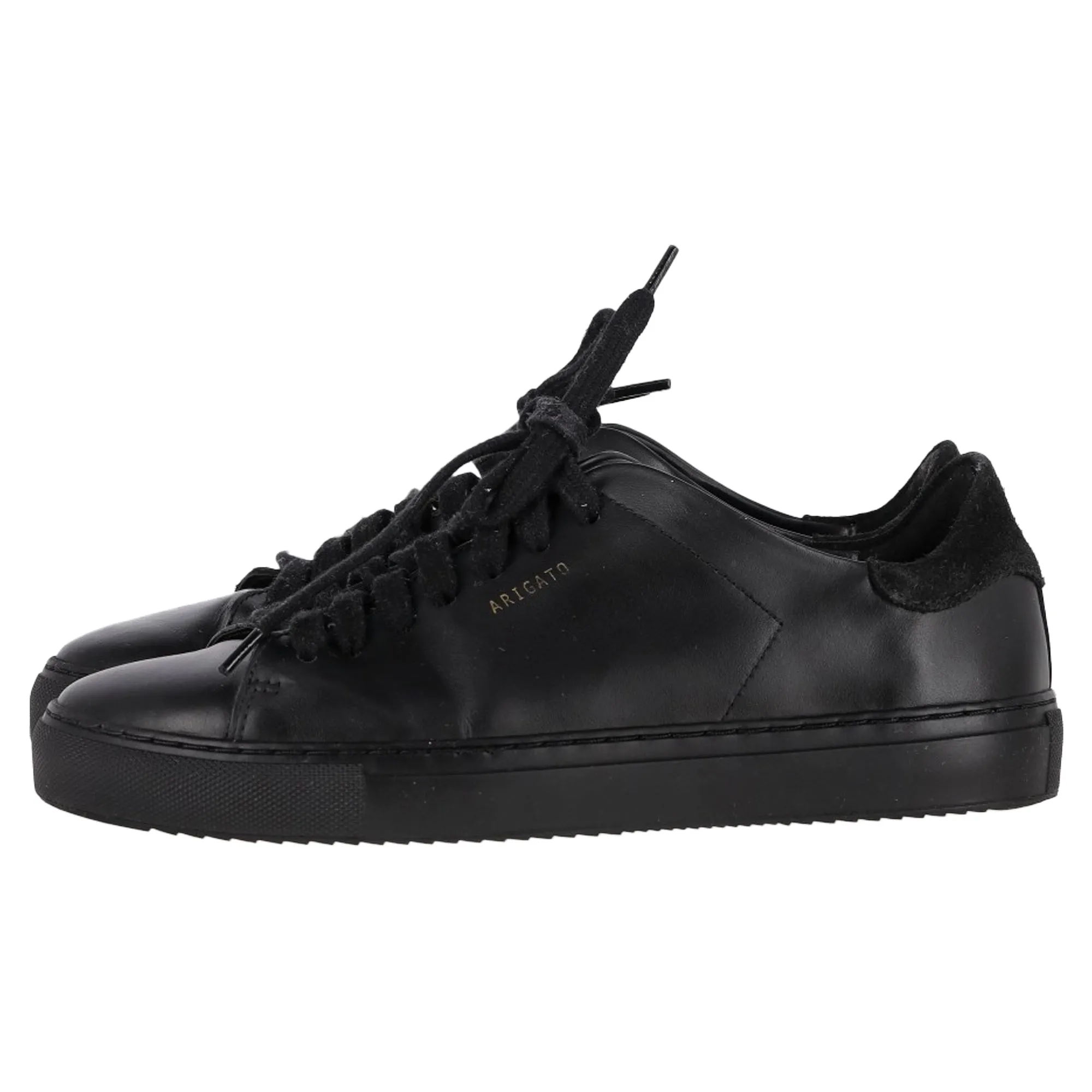 Axel Arigato Clean 90 Sneakers in Black Leather