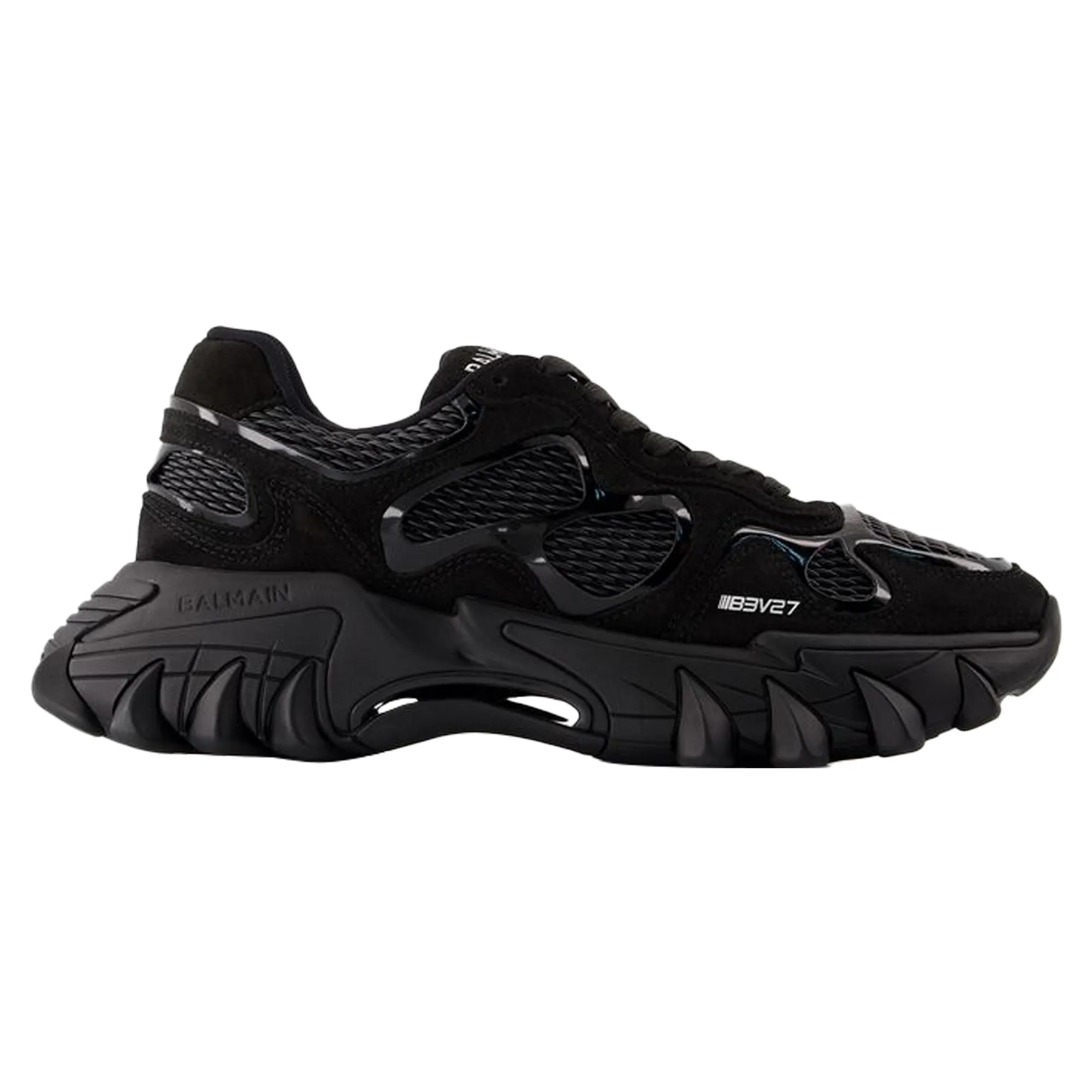 B-East Sneakers - Balmain - Leather - Black