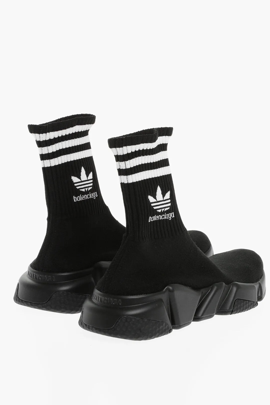 Balenciaga Adidas Logo Print Speed Sock Sneakers
