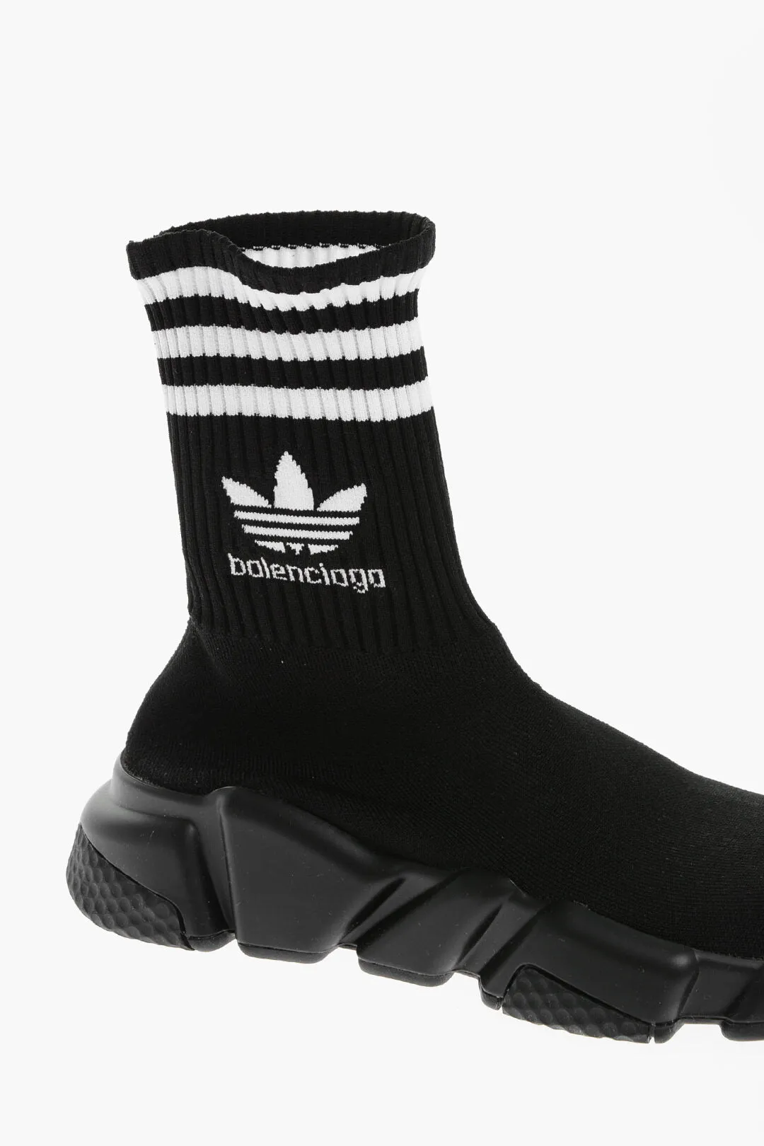 Balenciaga Adidas Logo Print Speed Sock Sneakers