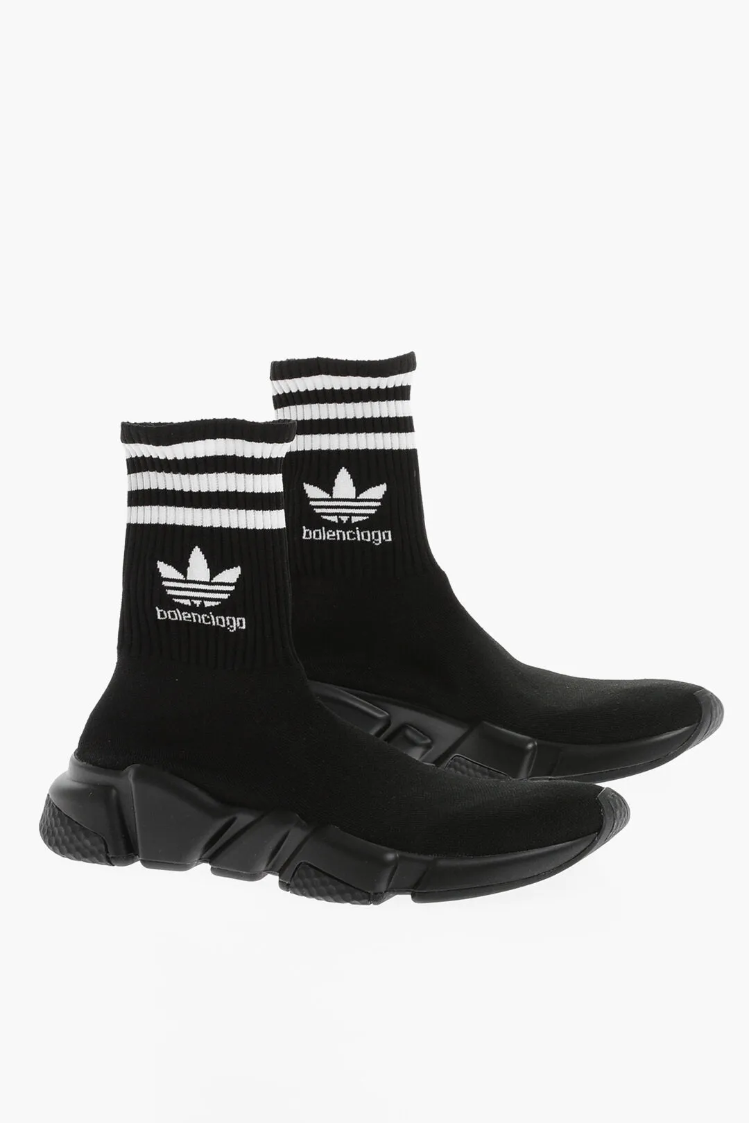 Balenciaga Adidas Logo Print Speed Sock Sneakers