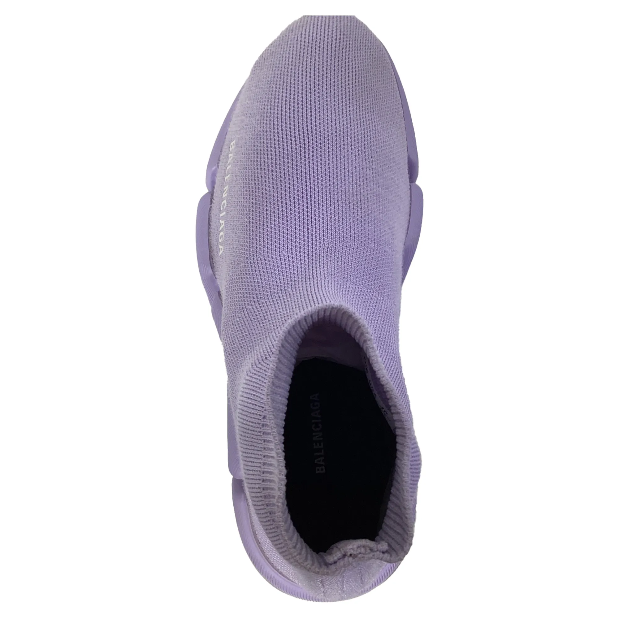 Balenciaga Speed 2.0 Trainer Shoes in Purple Polyester