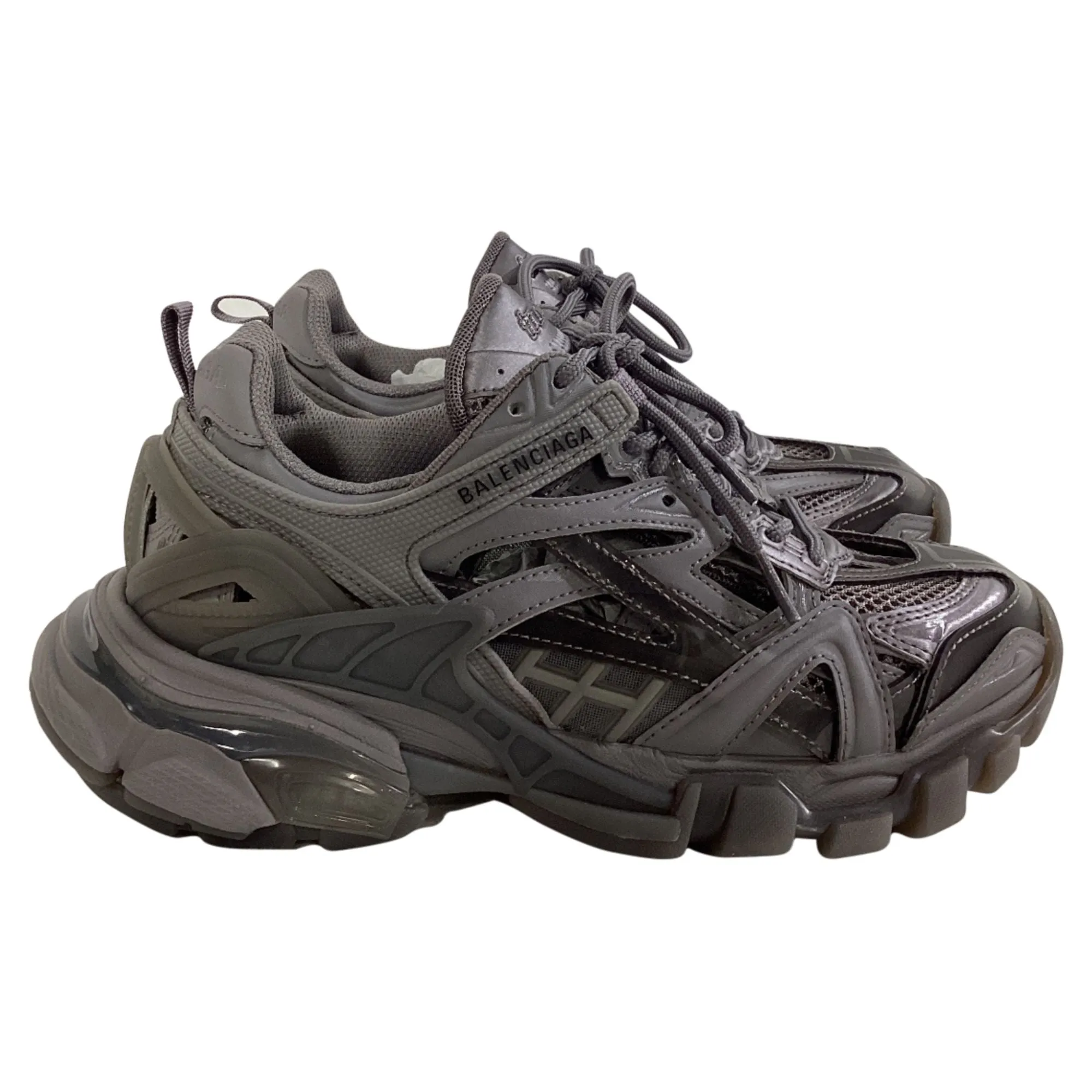 Balenciaga Track.2 Sneakers in Dark Grey Polyurethane