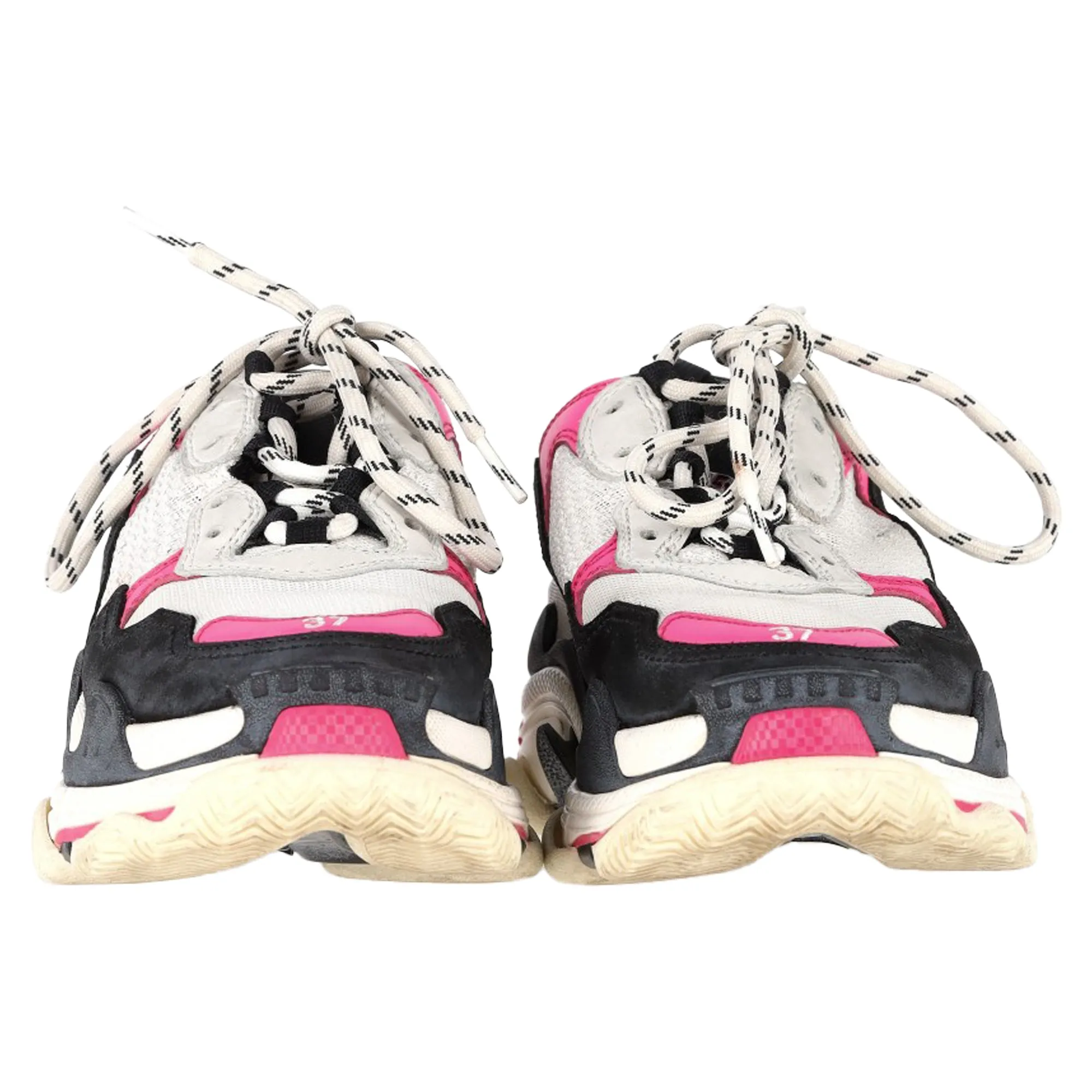 Balenciaga Triple S Sneakers in Pink Polyester