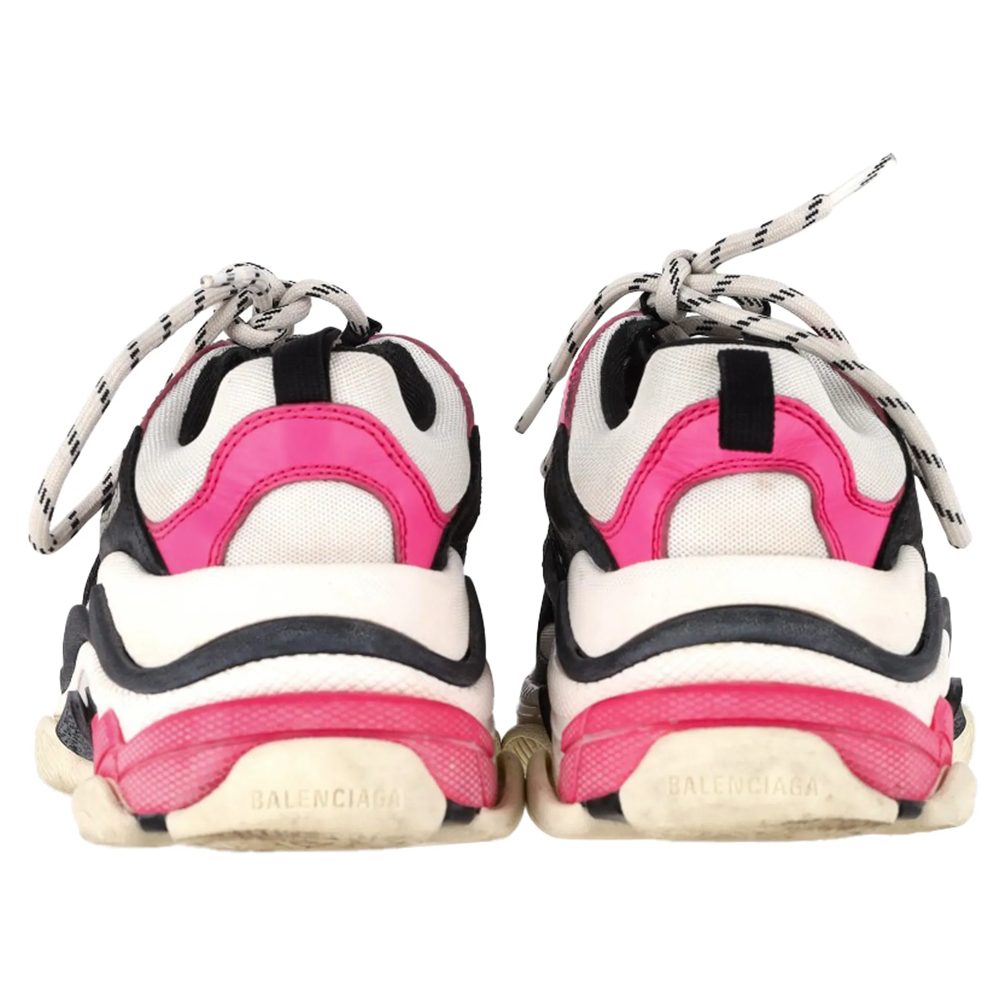 Balenciaga Triple S Sneakers in Pink Polyester