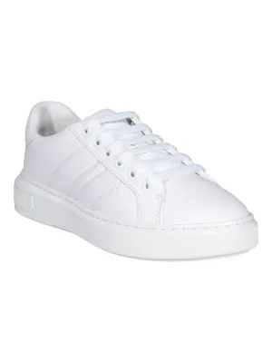 Bally Mandye 6238693 Women's White Calf Plain Sneakers