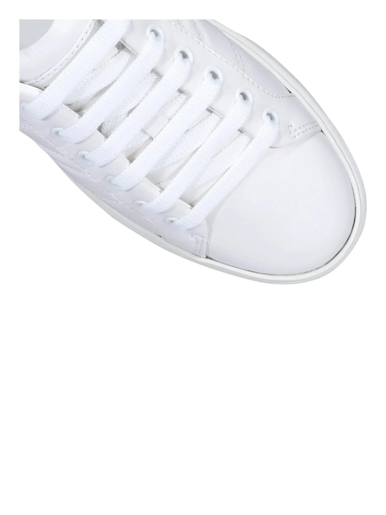 Bally Mandye 6238693 Women's White Calf Plain Sneakers
