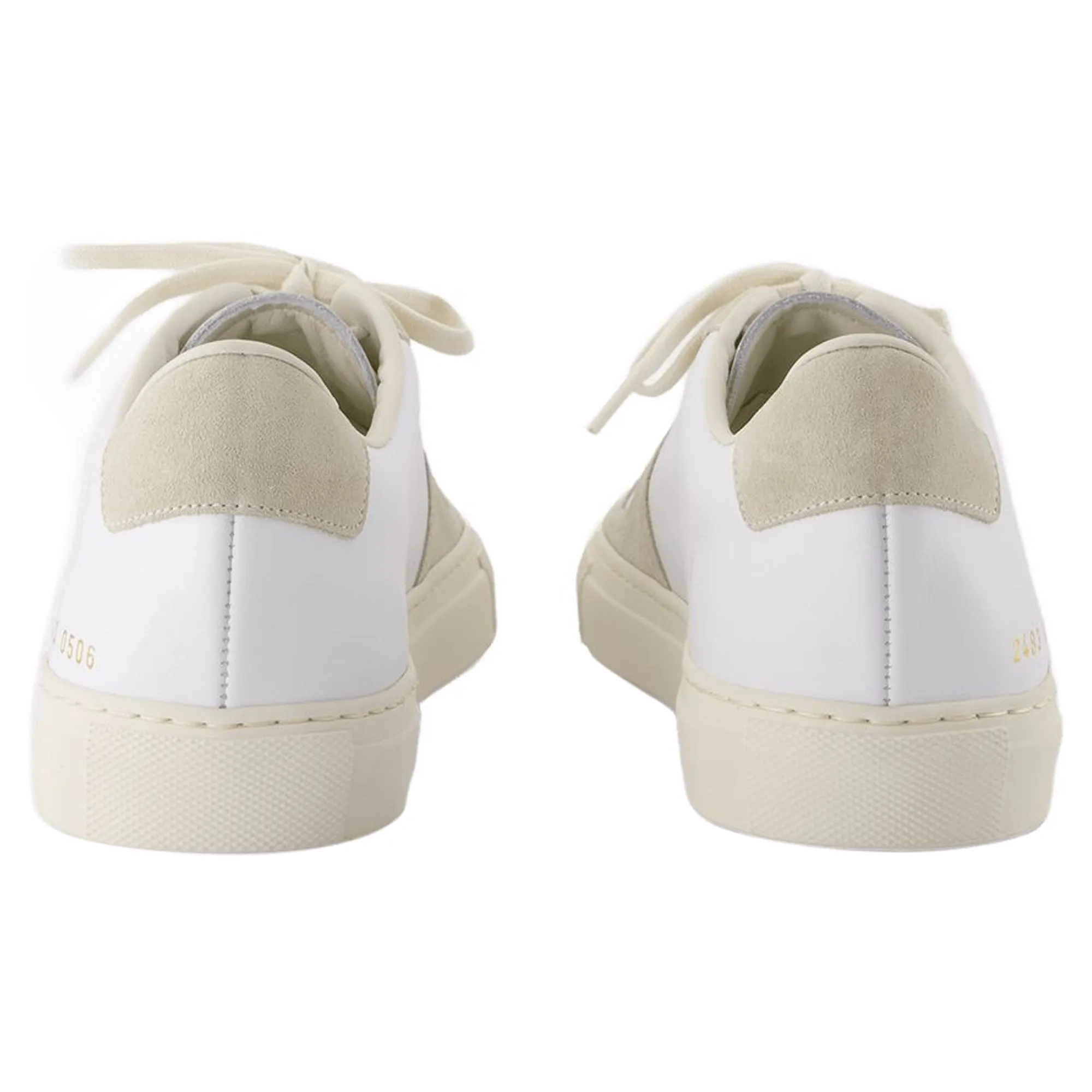 Bball Duo Sneakers - COMMON PROJECTS - Leather - White