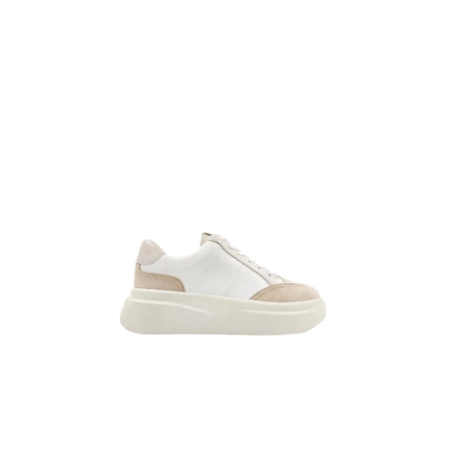 Britney Platform Sneakers In White