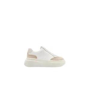 Britney Platform Sneakers In White