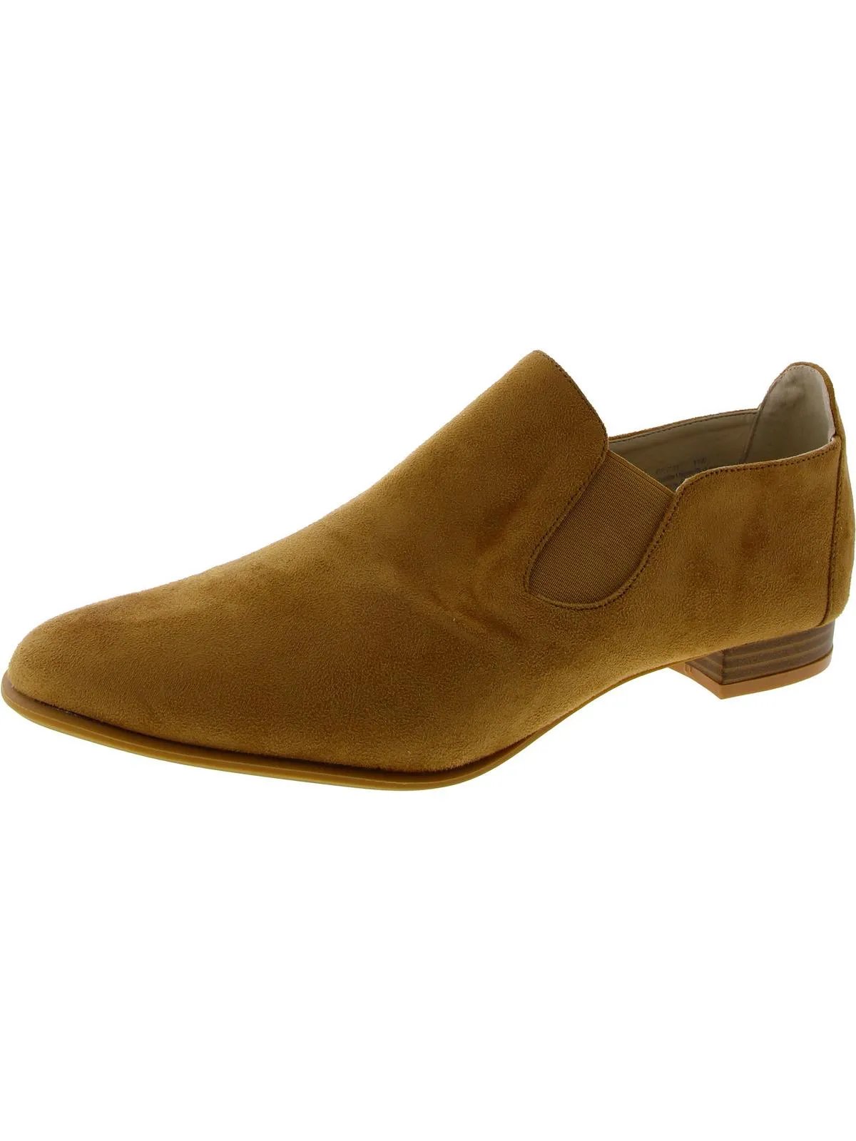 Brynn Womens Faux Suede Loafer Slip-On Sneakers