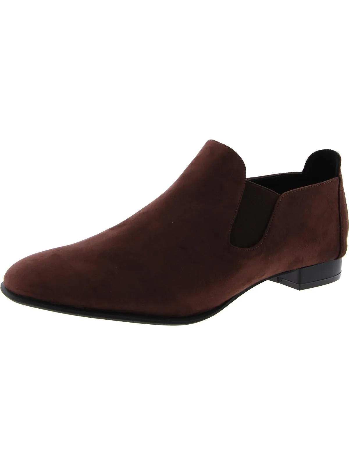 Brynn Womens Faux Suede Loafer Slip-On Sneakers