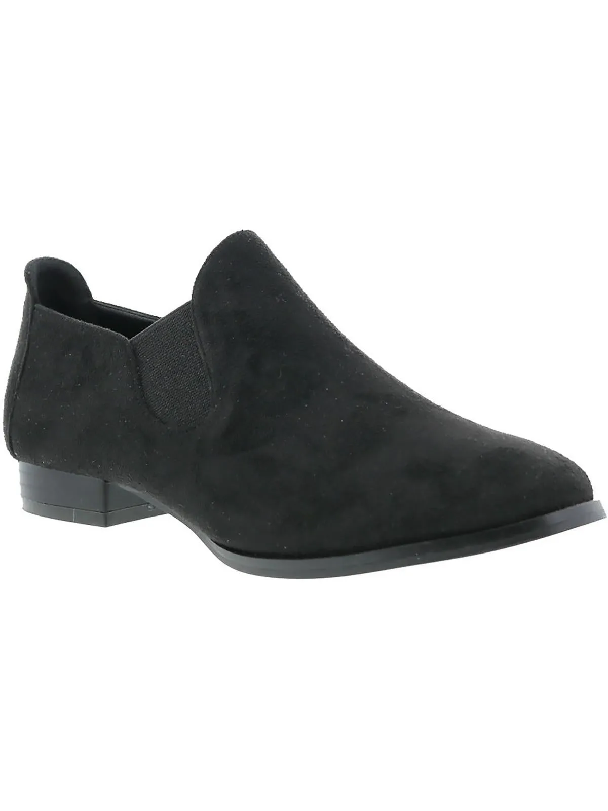 Brynn Womens Faux Suede Loafer Slip-On Sneakers