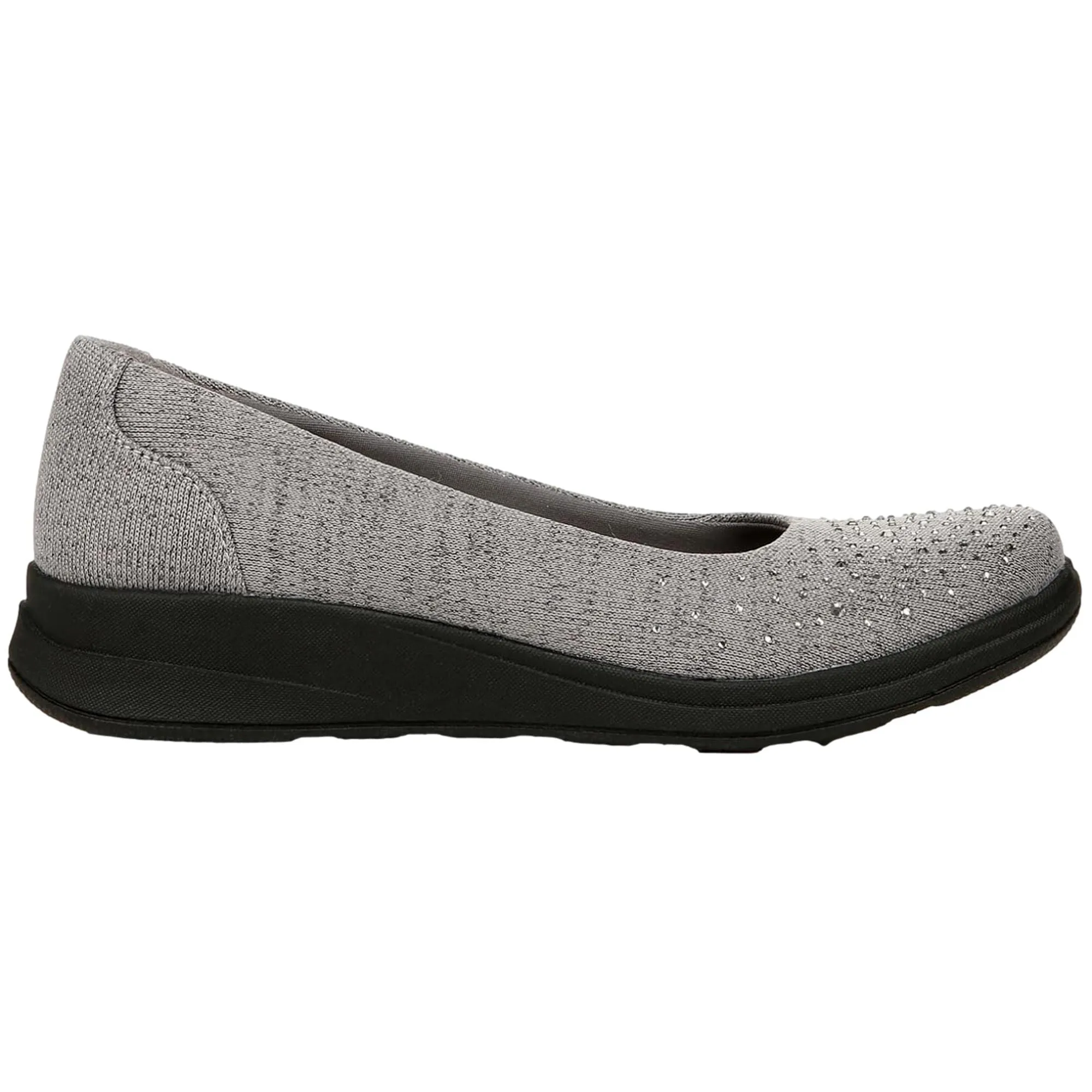 Bzees Golden Bright Slip-Ons Grey / Black  I8353F1020 Women's