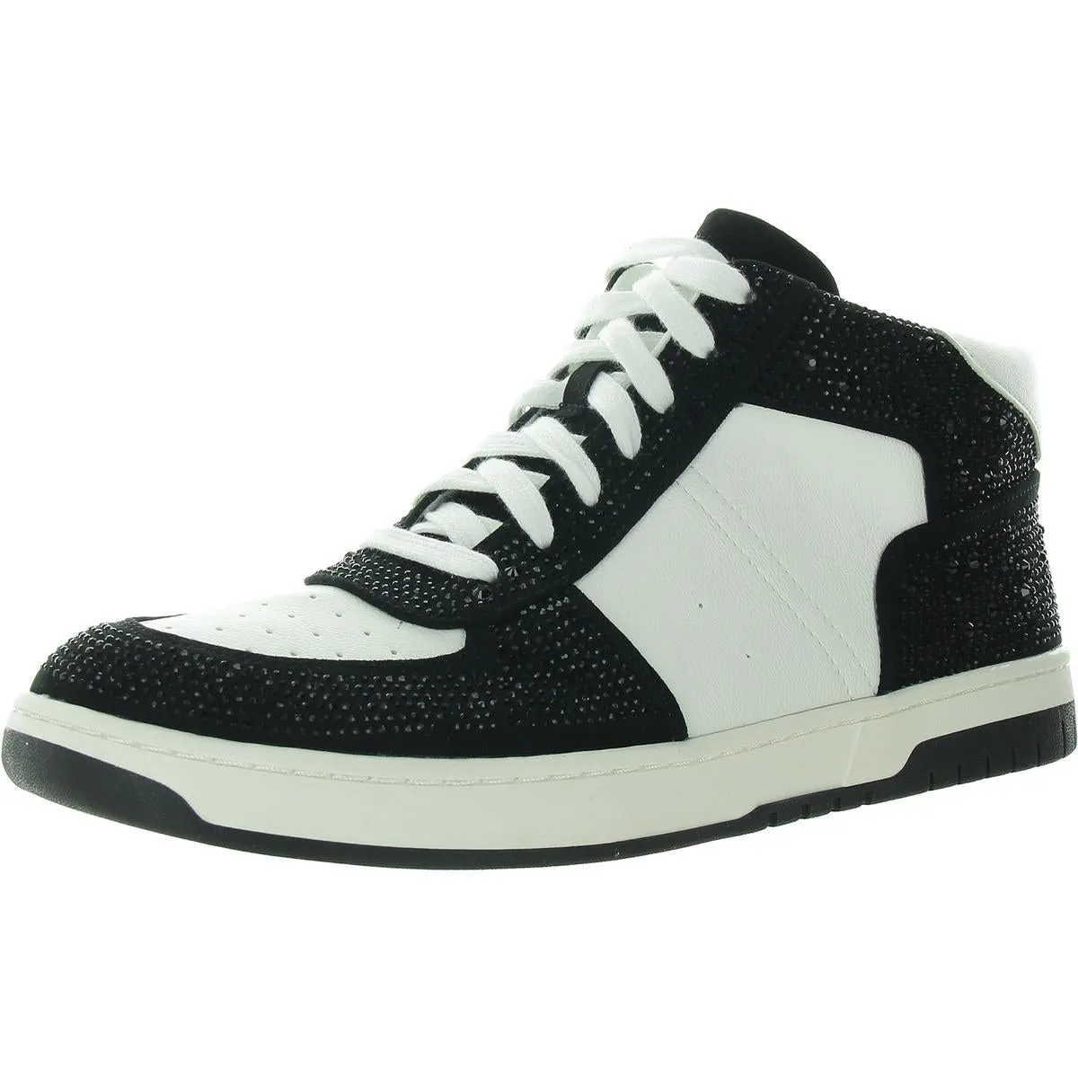 CAMELOTT Womens Mixed Media Faux Leather Casual And Fashion Sneakers