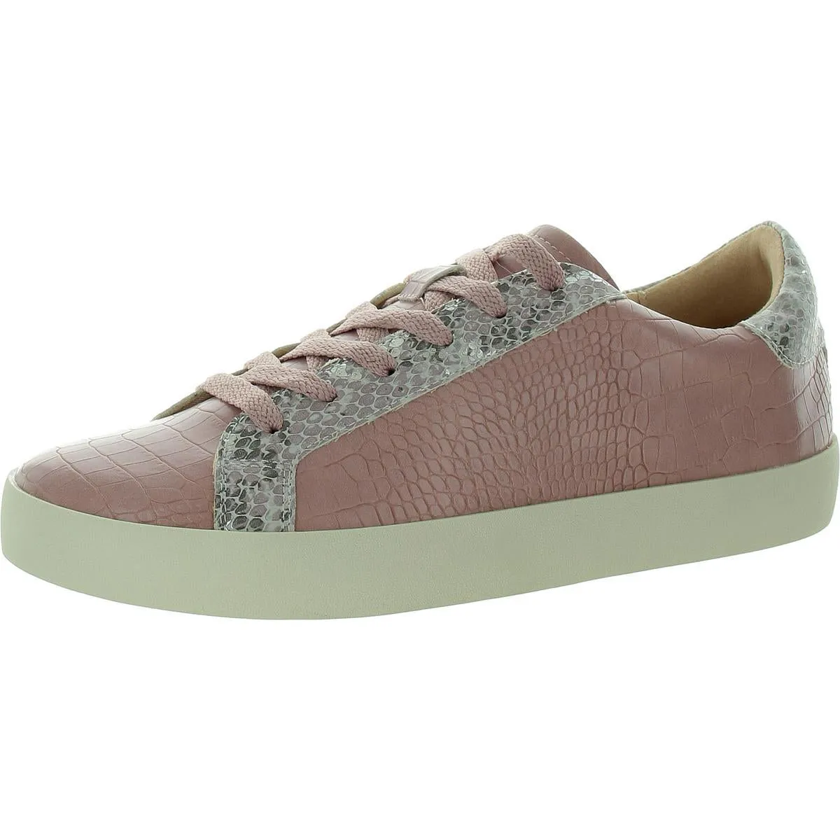 Camila Womens Embossed Faux Leather Casual and Fashion Sneakers