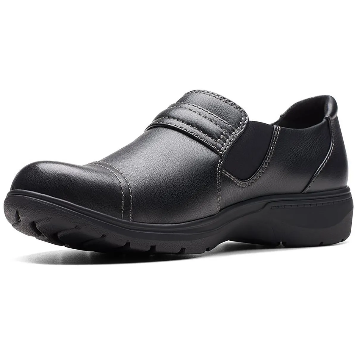 Carleigh Pearl Womens Leather Lifestyle Slip-On Sneakers