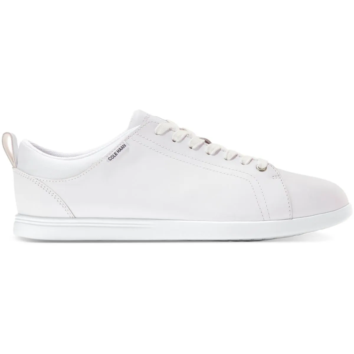 Carly Womens Leather Lace Up Casual and Fashion Sneakers