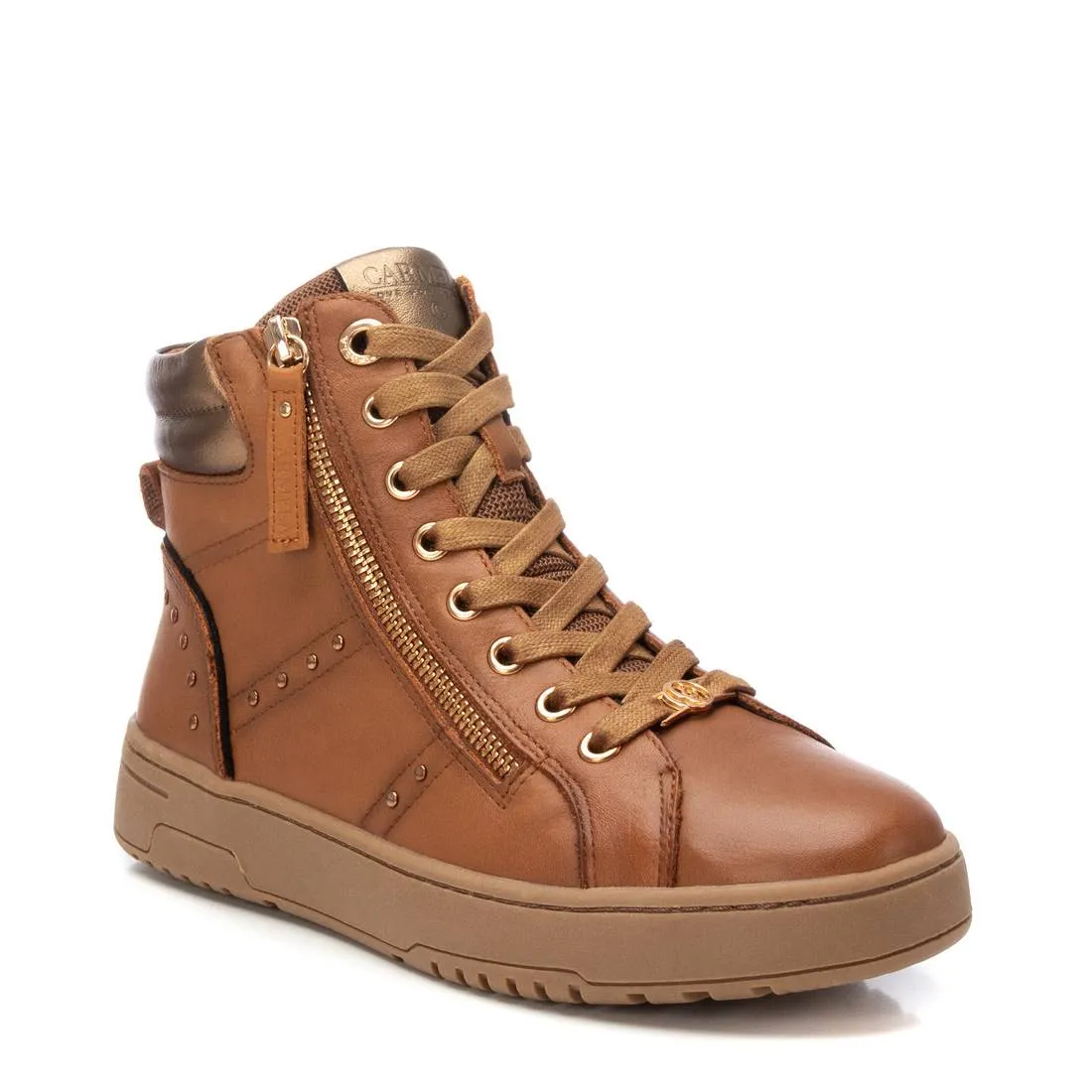 Carmela Collection Leather Sneaker Booties By Xti