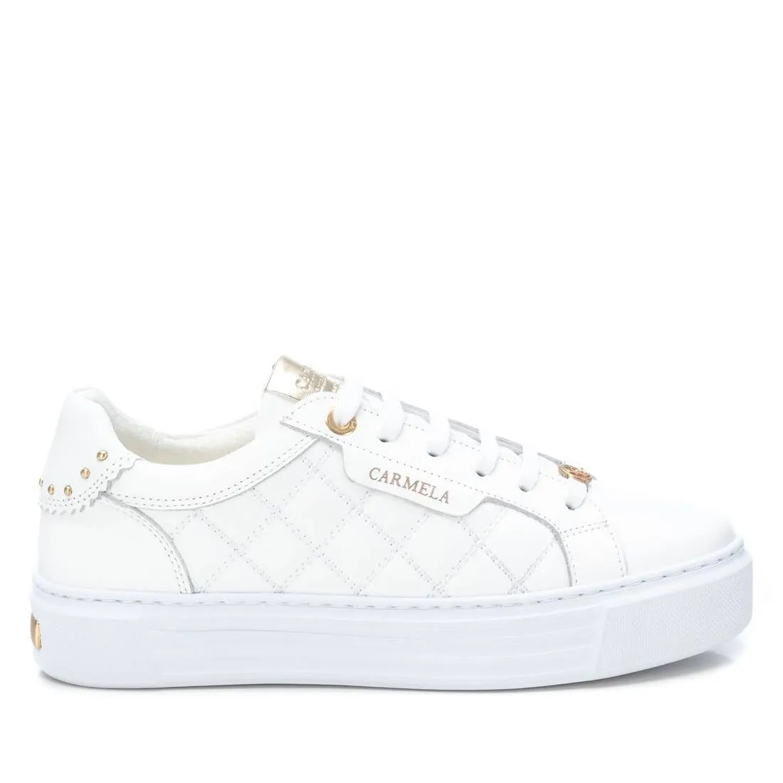 Carmela Collection Women's Leather Casual Sneakers By Xti