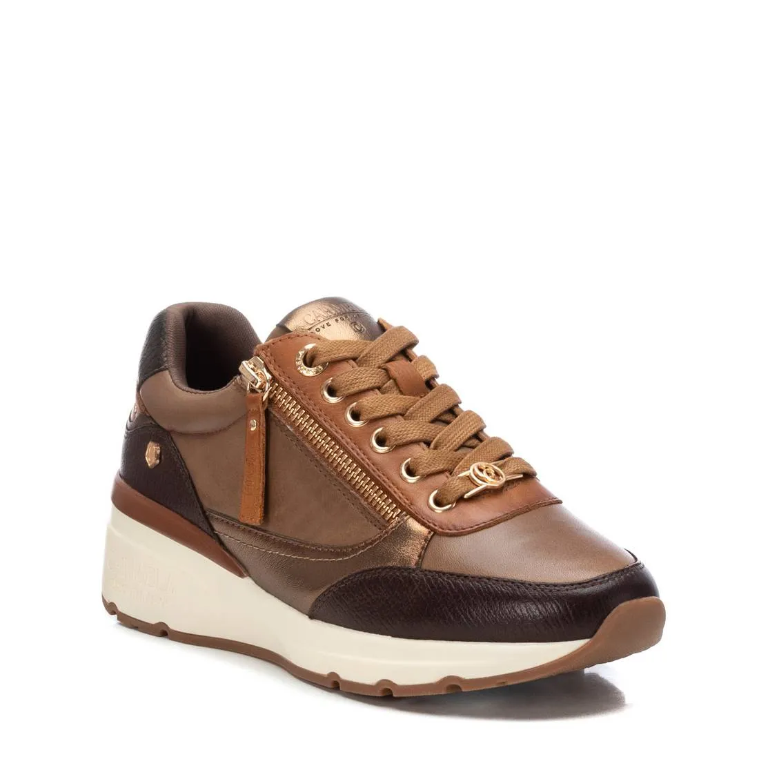 Carmela Collection Women's Leather Casual Sneakers By Xti