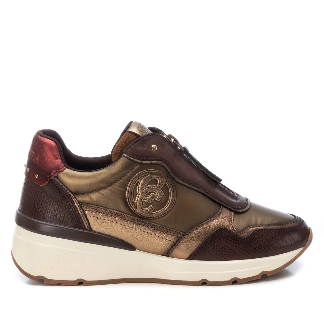 Carmela Collection Women's Leather Casual Sneakers By Xti