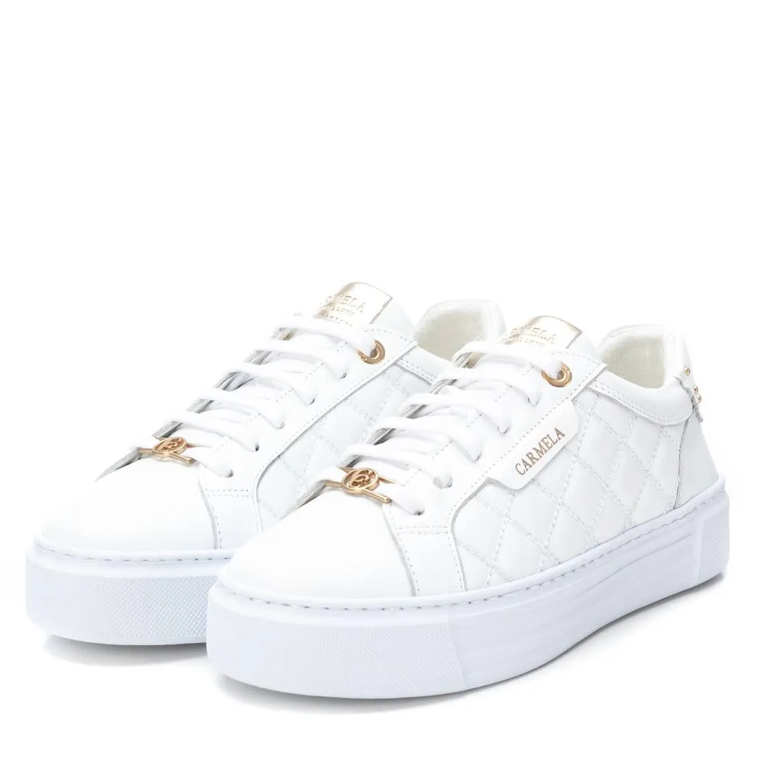 Carmela Collection Women's Leather Casual Sneakers By Xti