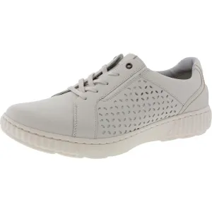 CAROLINE Womens Lace-Up Faux Leather Casual And Fashion Sneakers