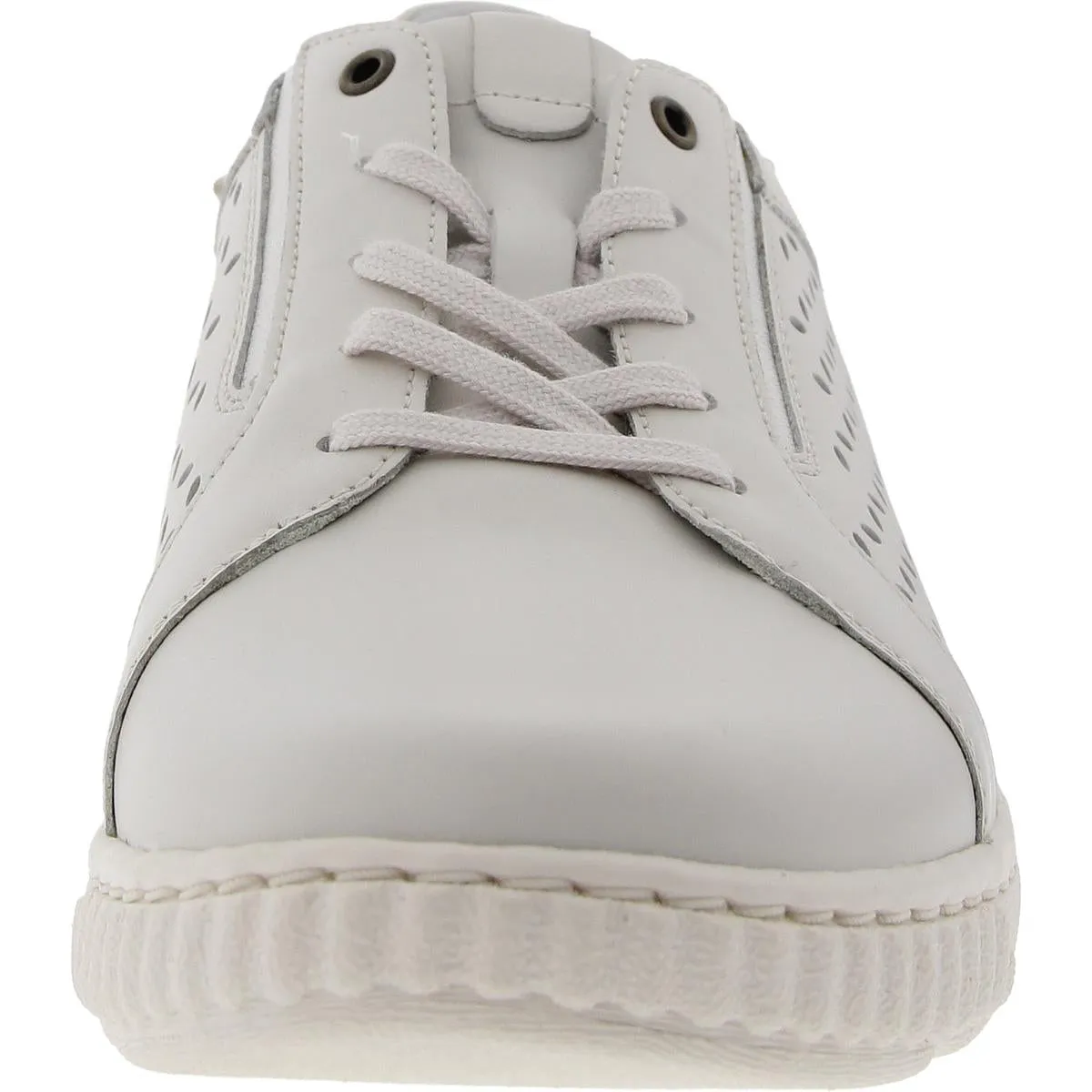 CAROLINE Womens Lace-Up Faux Leather Casual And Fashion Sneakers