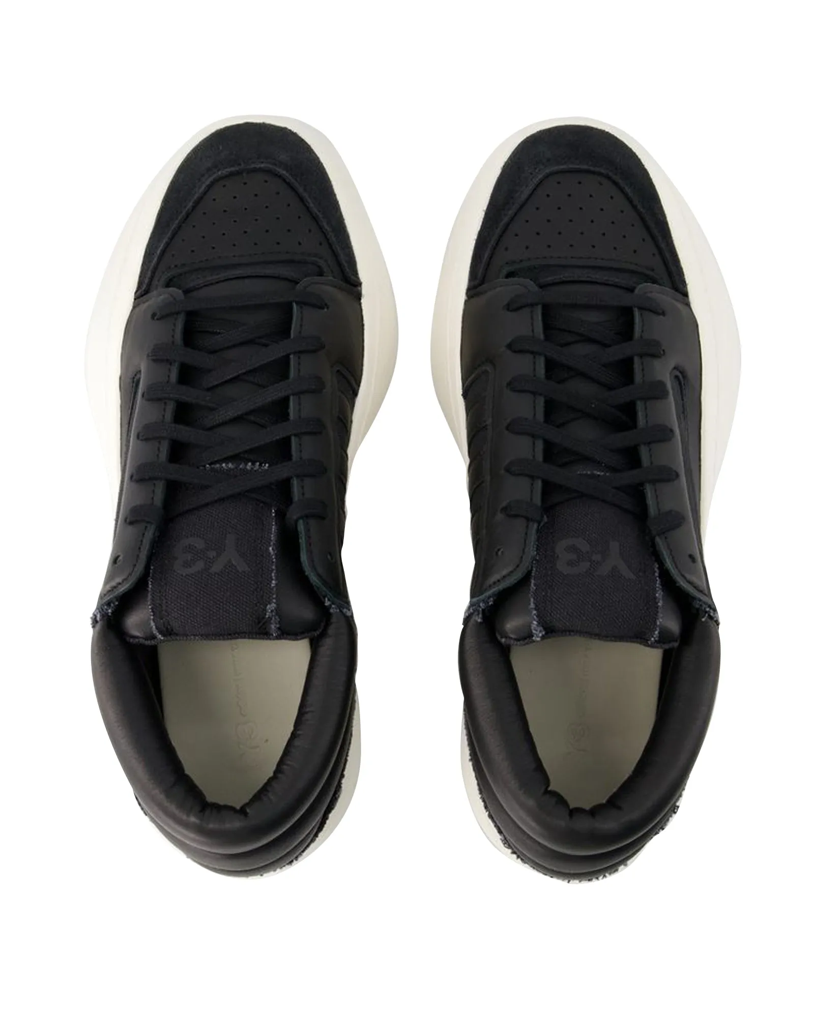 Centennial Low Sneakers - Y-3 - Leather - Black