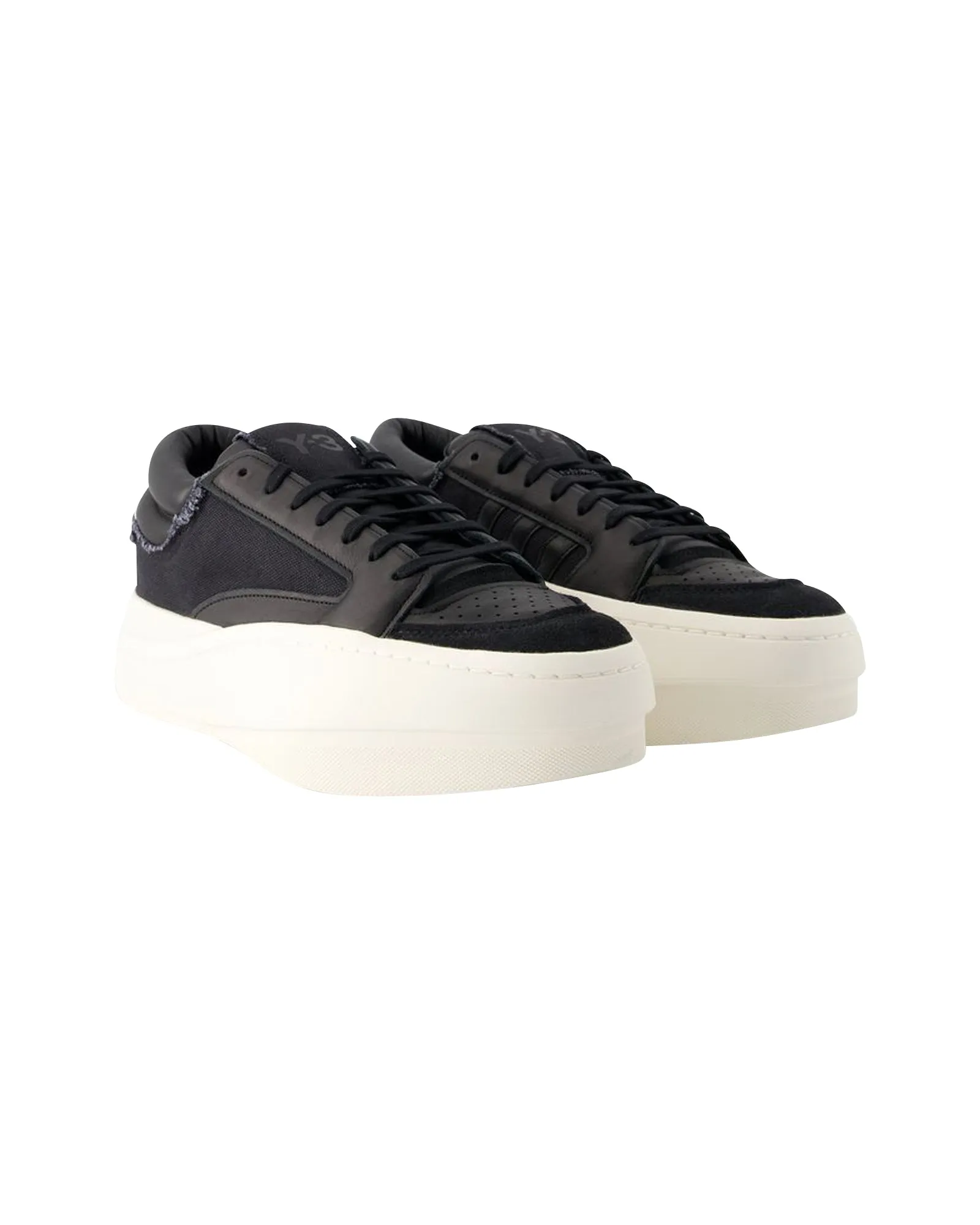 Centennial Low Sneakers - Y-3 - Leather - Black