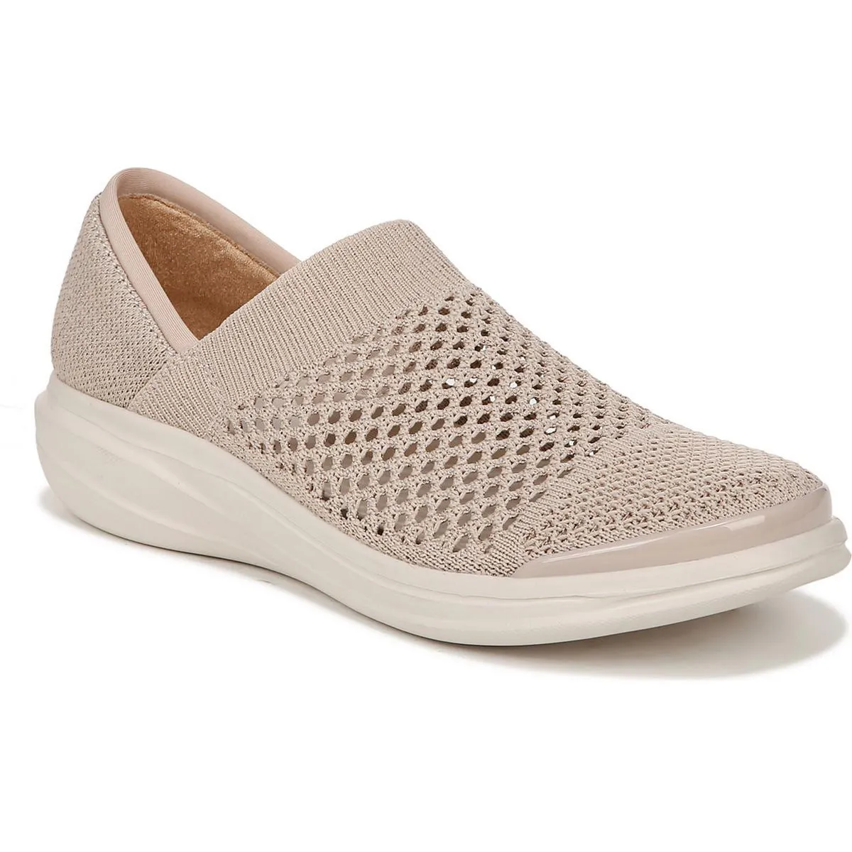 Charlie Womens Knit Comfort Slip-On Sneakers