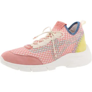 Chelsie Womens Mixed Media Suede Trim Casual And Fashion Sneakers
