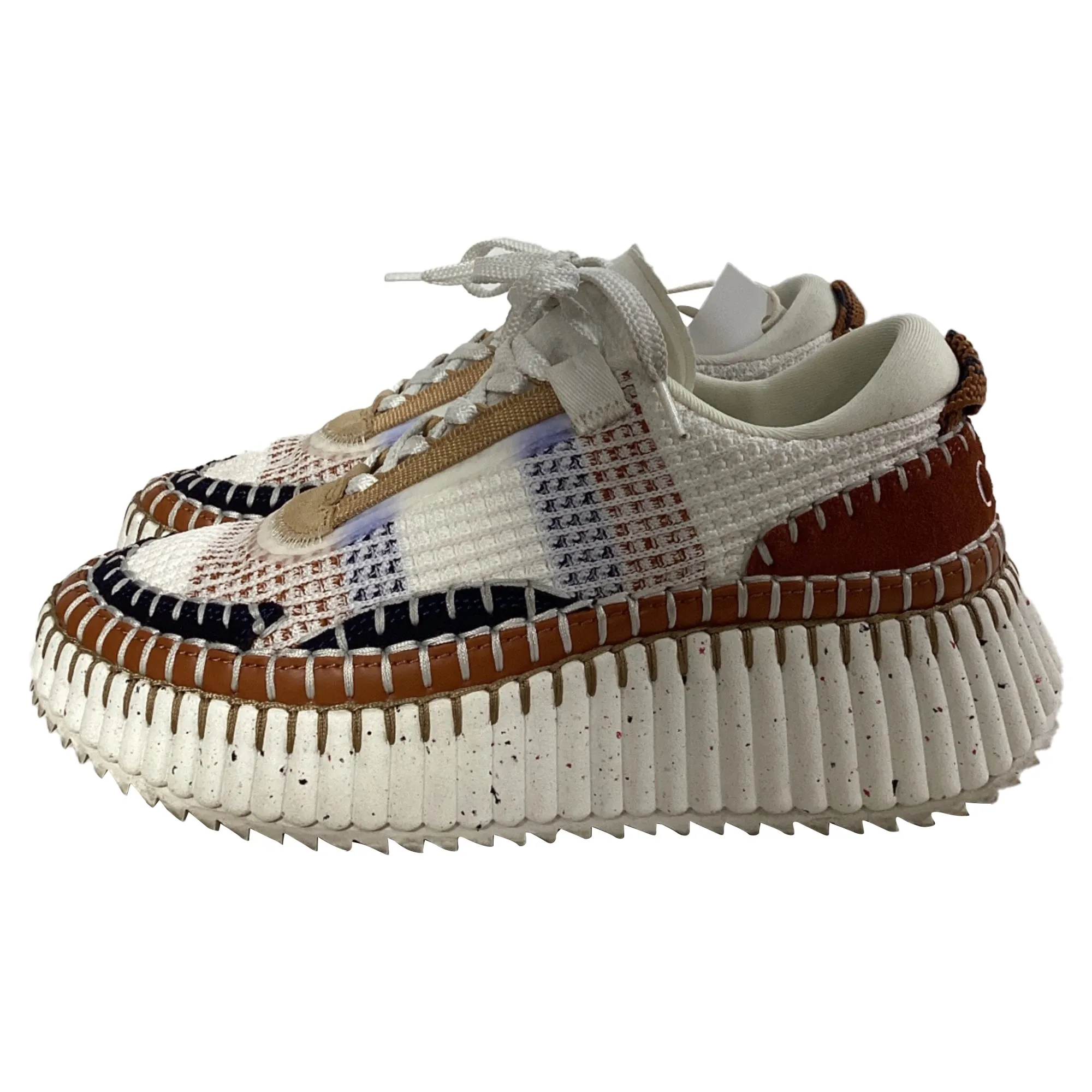Chlo Nama Sneakers in Multicolor Recycled Nylon