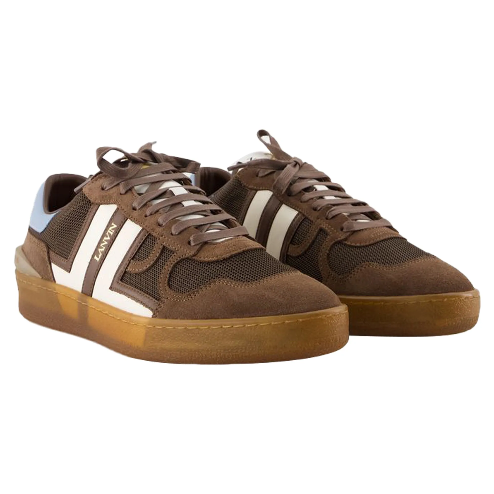 Clay Sneakers - Lanvin - Leather - Brown