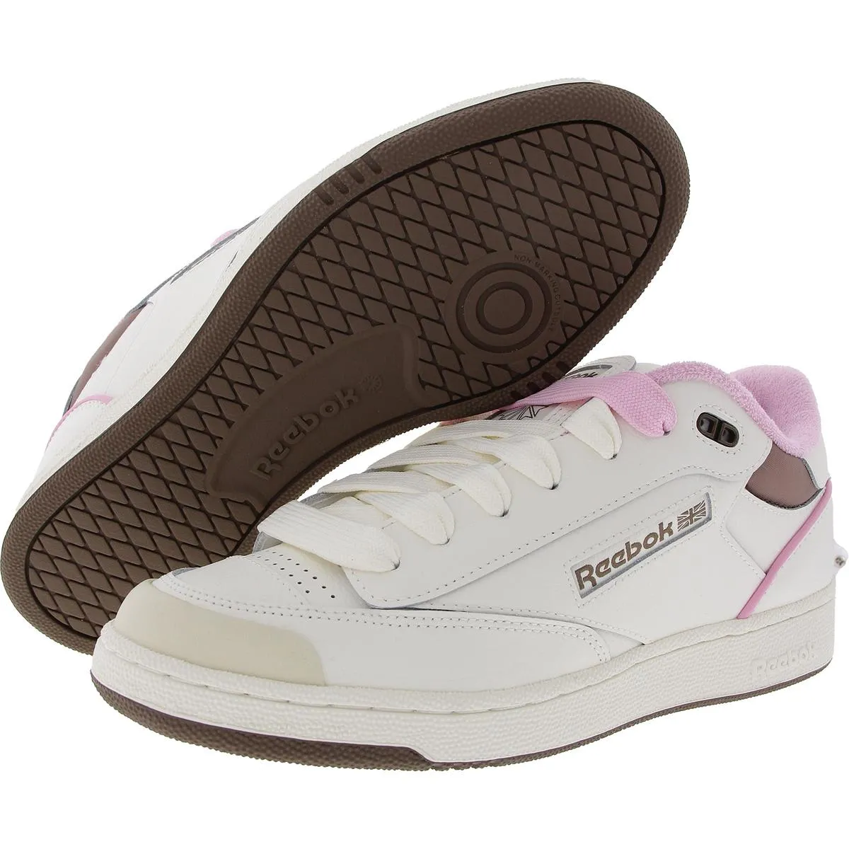 Club C Bulc Womens Lace-Up Faux Leather Casual And Fashion Sneakers