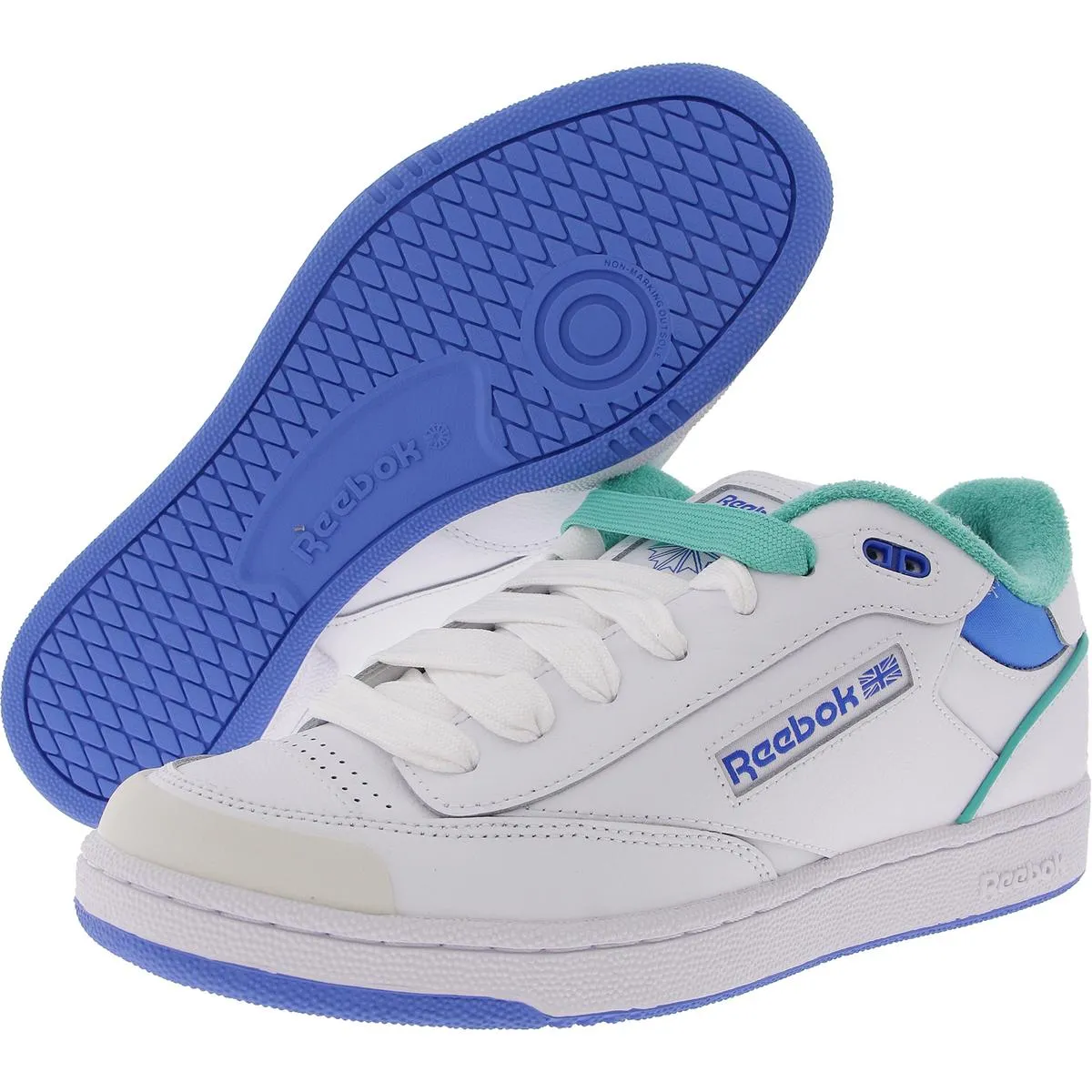 Club C Bulc Womens Lace-Up Faux Leather Casual And Fashion Sneakers