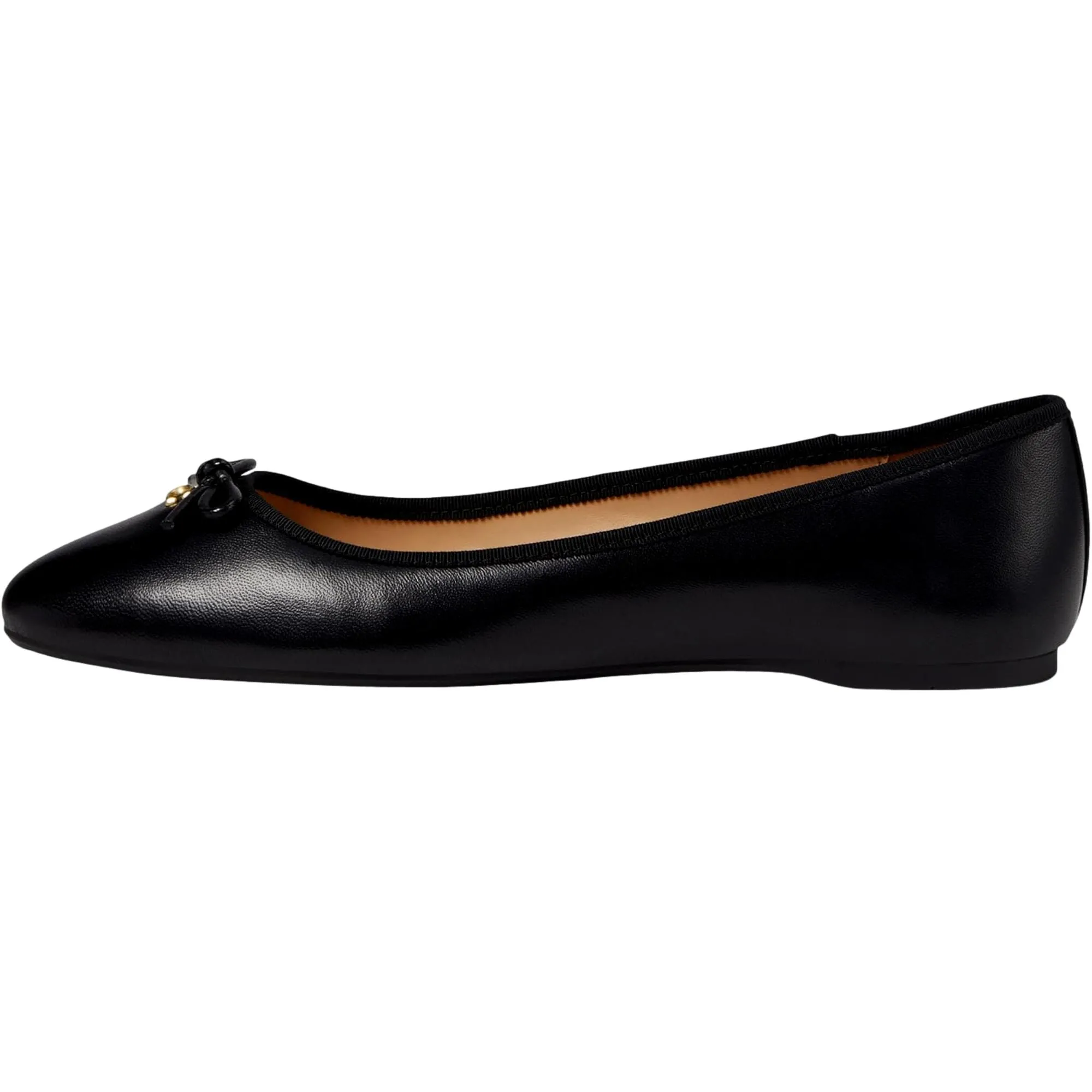 COACH Abigail Leather Ballet Flat Black  CS066-001 Women's