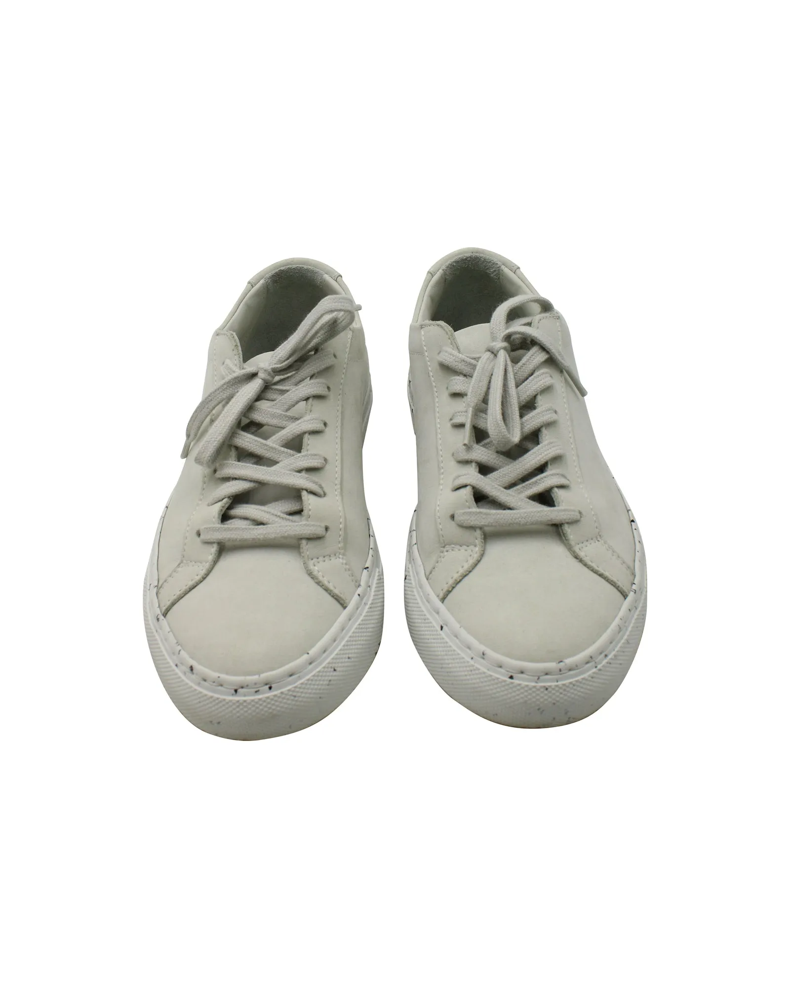 Common Projects Achilles Low Top Sneakers in Confetti White Leather