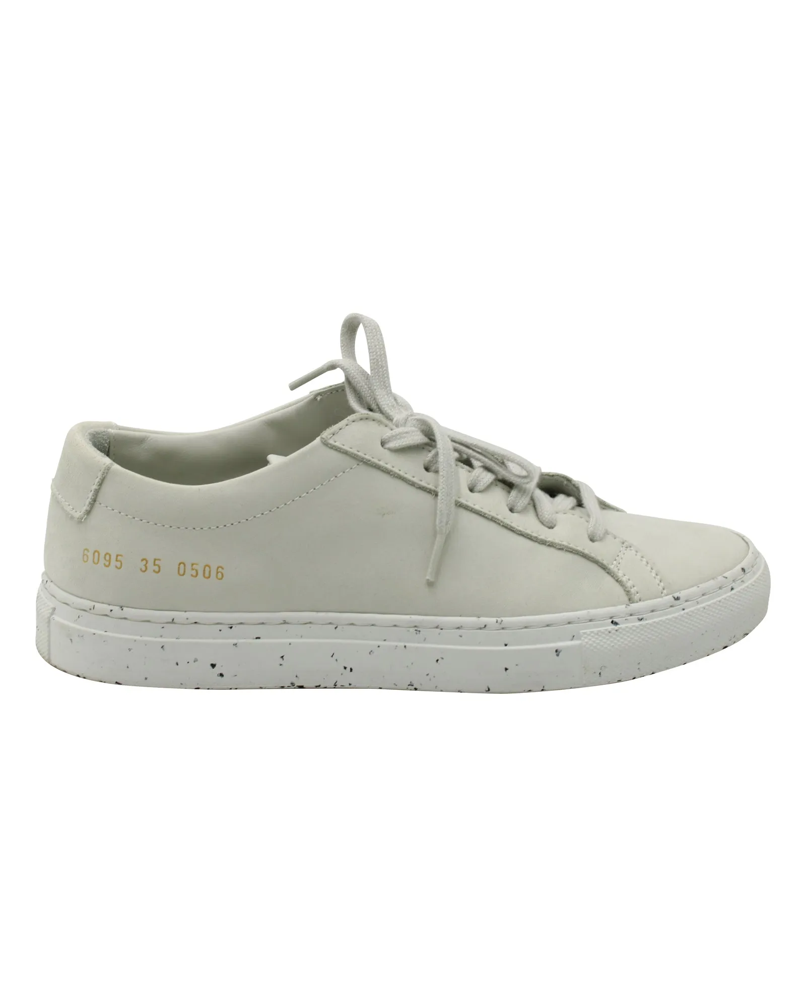 Common Projects Achilles Low Top Sneakers in Confetti White Leather